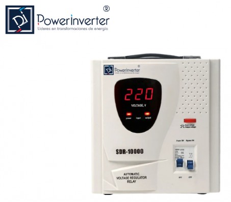 REGULADOR ESTABILIZADOR AUTOMÁTICO 10.000W 220VAC-AVR-RELÉ